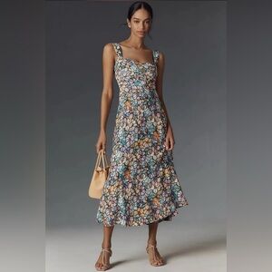 Anthropologie The Jocelyn Sleeveless Slip Midi Dress by Maeve